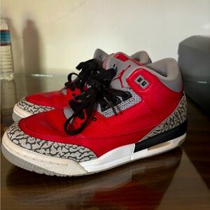 Red cement 3s